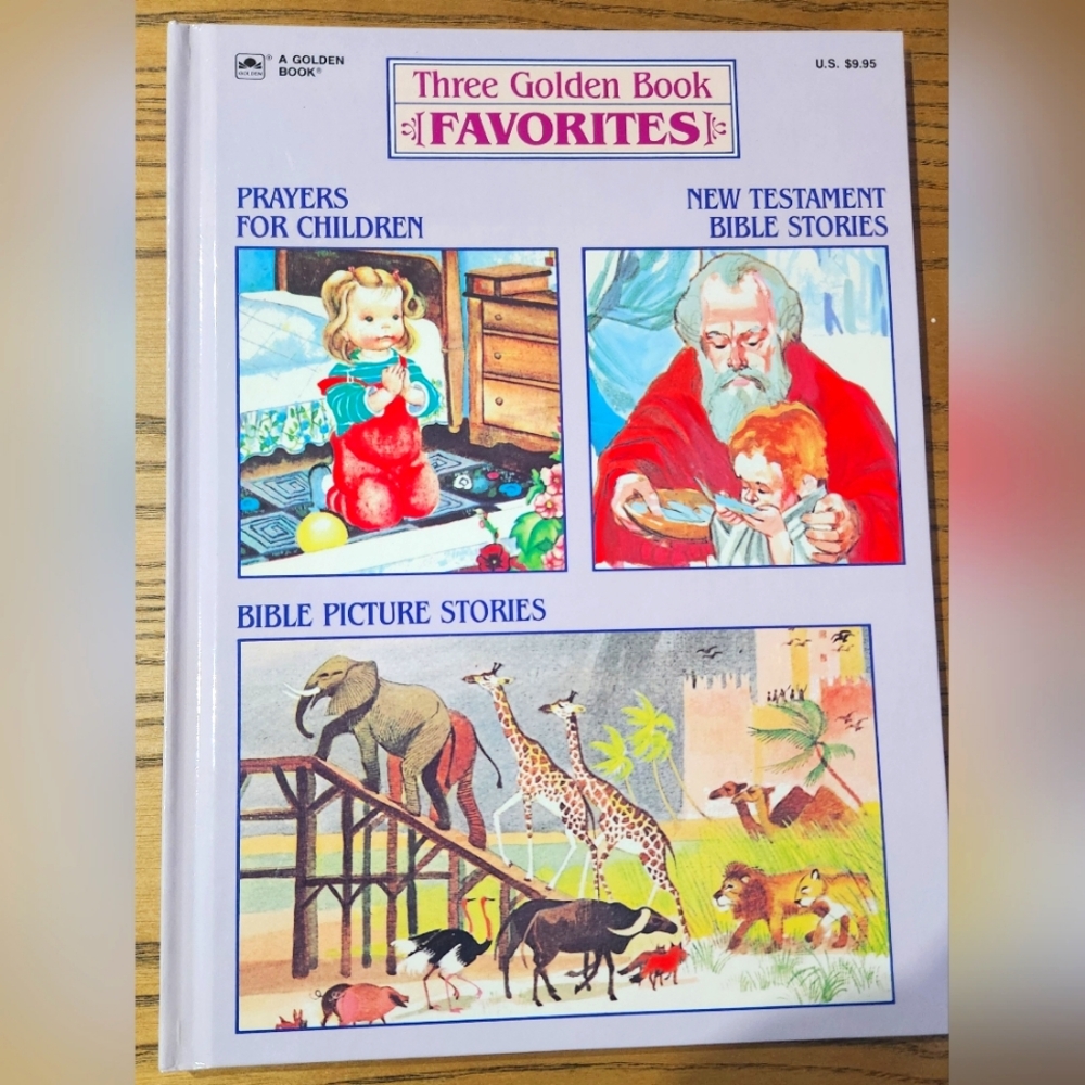 1974 Golden Books Bible Stories Hardcover